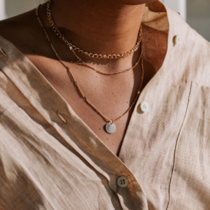 Collier Héra – Acier inoxydable, multi-chaîne ✨
